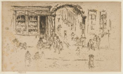Archway，布鲁塞尔，1887年。 作者 詹姆斯·阿博特·麦克尼尔·惠斯勒