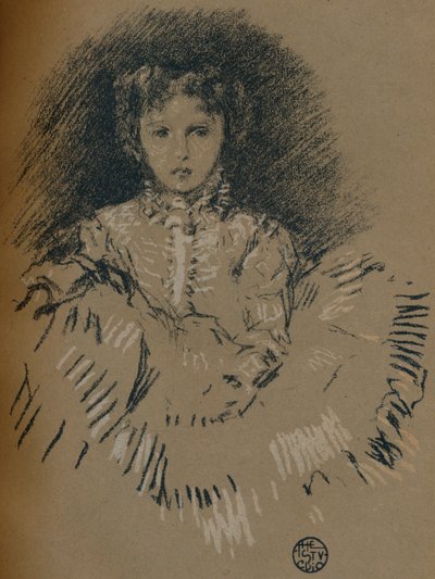 小莱兰（Baby Leyland），1895年，1903-1904年。 作者 詹姆斯·阿博特·麦克尼尔·惠斯勒