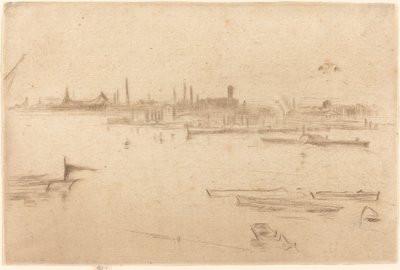 巴特西：Dawn, 1875. 作者 詹姆斯·阿博特·麦克尼尔·惠斯勒