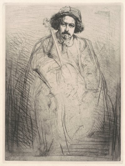 贝克特，1871年。 作者 詹姆斯·阿博特·麦克尼尔·惠斯勒