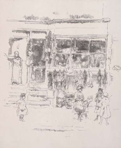 切尔西破布，1888年。 作者 詹姆斯·阿博特·麦克尼尔·惠斯勒
