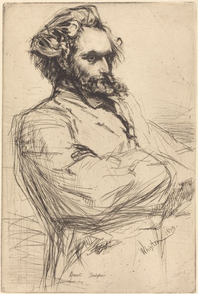 Drouet, 1859. 作者 詹姆斯·阿博特·麦克尼尔·惠斯勒