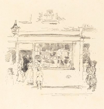 Drury Lane Rags, 1888年。 作者 詹姆斯·阿博特·麦克尼尔·惠斯勒