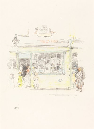 Drury Lane Rags, 1888年。 作者 詹姆斯·阿博特·麦克尼尔·惠斯勒
