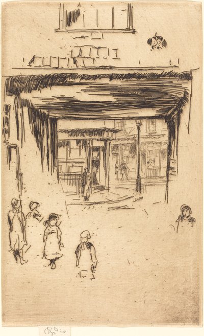德鲁里巷，约18801881。 作者 詹姆斯·阿博特·麦克尼尔·惠斯勒