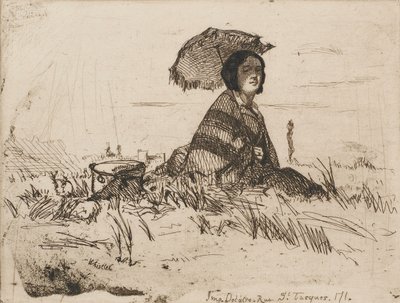 En Plein Soleil, 1858年。 作者 詹姆斯·阿博特·麦克尼尔·惠斯勒