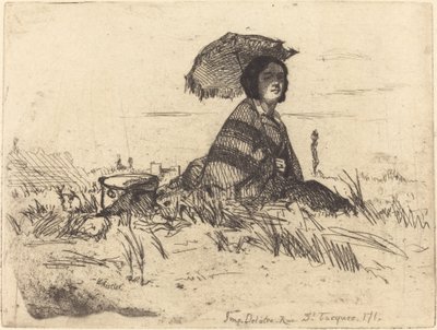 En Plein Soleil, 1858年。 作者 詹姆斯·阿博特·麦克尼尔·惠斯勒