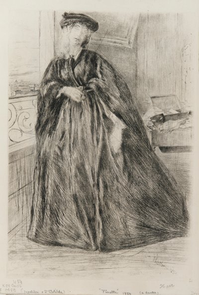 菲内特，1859年。 作者 詹姆斯·阿博特·麦克尼尔·惠斯勒
