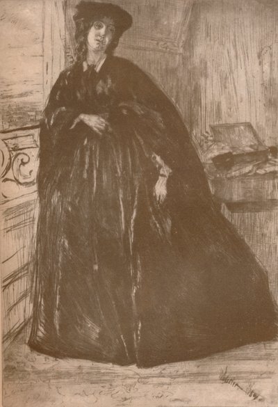 菲内特（Finette），1859年，1904年 作者 詹姆斯·阿博特·麦克尼尔·惠斯勒
