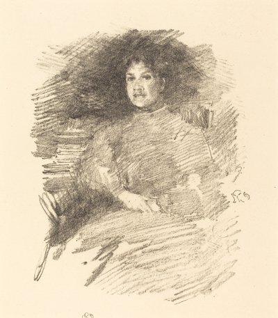 Firelight, 1896. 作者 詹姆斯·阿博特·麦克尼尔·惠斯勒