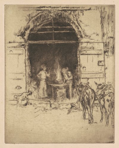 火焰山庄，1901年。 作者 詹姆斯·阿博特·麦克尼尔·惠斯勒