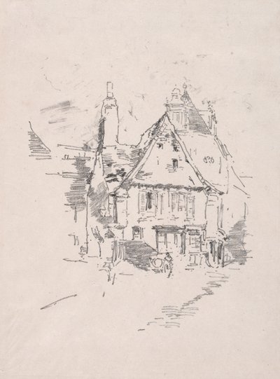 维特雷山墙屋顶，1893年。 作者 詹姆斯·阿博特·麦克尼尔·惠斯勒