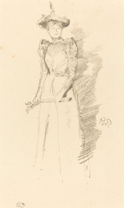 瑞典手套，1890年。 作者 詹姆斯·阿博特·麦克尼尔·惠斯勒
