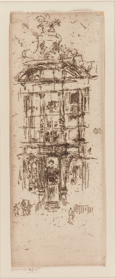 金屋，布鲁塞尔，1887年。 作者 詹姆斯·阿博特·麦克尼尔·惠斯勒