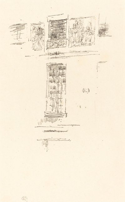 科尔伯特酒店，窗户，1891年。 作者 詹姆斯·阿博特·麦克尼尔·惠斯勒