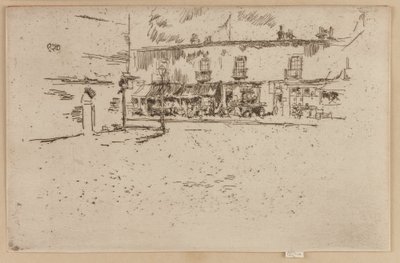 切尔西的Jubilee Place，1887年。 作者 詹姆斯·阿博特·麦克尼尔·惠斯勒