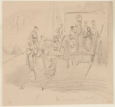科布伦茨的青年，1858年。 作者 詹姆斯·阿博特·麦克尼尔·惠斯勒