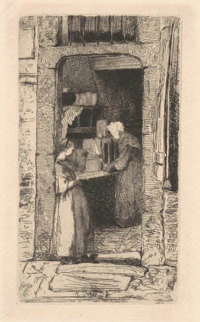 La Marchande de Moutarde, 1858年。 作者 詹姆斯·阿博特·麦克尼尔·惠斯勒