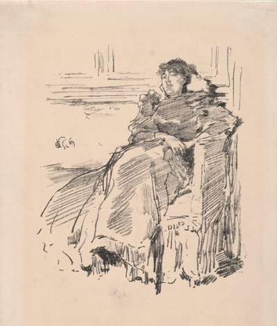 《红色礼服》，1894年。 作者 詹姆斯·阿博特·麦克尼尔·惠斯勒