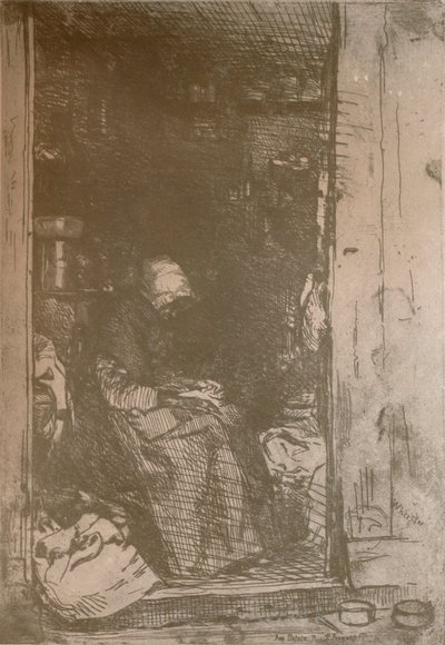 The Old Aux Loques，c1858，1904年 作者 詹姆斯·阿博特·麦克尼尔·惠斯勒