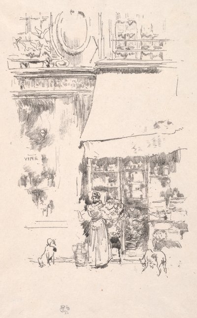 1874年，格勒内勒街（Rue de Grenelle）的果实。 作者 詹姆斯·阿博特·麦克尼尔·惠斯勒