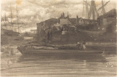 莱姆豪斯，1878年。 作者 詹姆斯·阿博特·麦克尼尔·惠斯勒