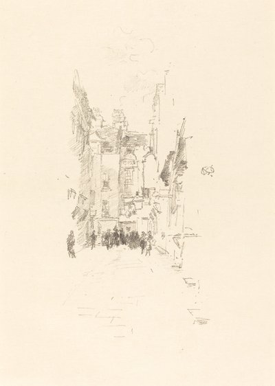 小阁楼，布展，1887年。 作者 詹姆斯·阿博特·麦克尼尔·惠斯勒
