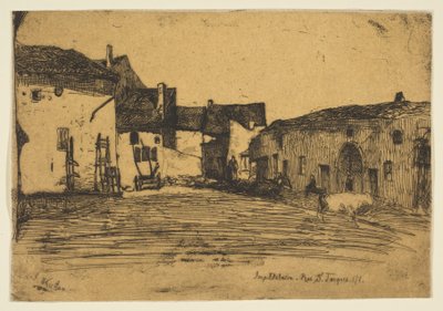 利文顿，1858年。 作者 詹姆斯·阿博特·麦克尼尔·惠斯勒