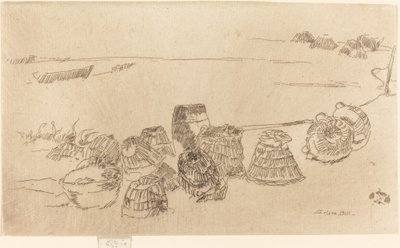 龙虾盆，约1880-881年。 作者 詹姆斯·阿博特·麦克尼尔·惠斯勒