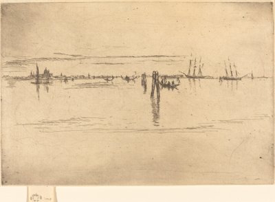 长湖，1880年。 作者 詹姆斯·阿博特·麦克尼尔·惠斯勒
