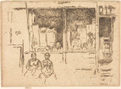 瓜子店，Hounsditch，约18861888。 作者 詹姆斯·阿博特·麦克尼尔·惠斯勒