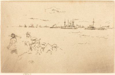 监视器，1887年。 作者 詹姆斯·阿博特·麦克尼尔·惠斯勒