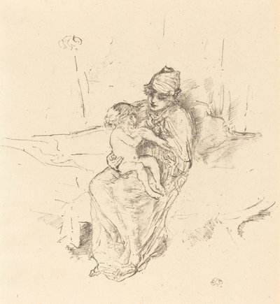母亲和儿童》，第1期，18911895。 作者 詹姆斯·阿博特·麦克尼尔·惠斯勒