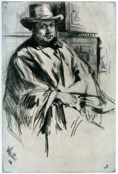 曼先生，1860年，1904年。 作者 詹姆斯·阿博特·麦克尼尔·惠斯勒