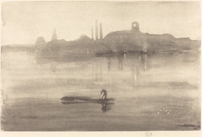夜曲》，1878年。 作者 詹姆斯·阿博特·麦克尼尔·惠斯勒