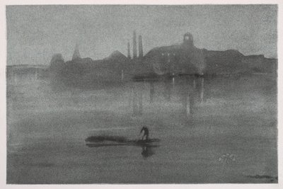 夜曲，1878年。 作者 詹姆斯·阿博特·麦克尼尔·惠斯勒