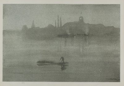 夜曲，1878年，1887年出版 作者 詹姆斯·阿博特·麦克尼尔·惠斯勒