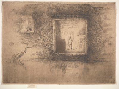 夜曲：古炉，1879-1880。 作者 詹姆斯·阿博特·麦克尼尔·惠斯勒