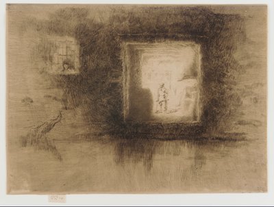夜曲：古炉，1879-1880。 作者 詹姆斯·阿博特·麦克尼尔·惠斯勒