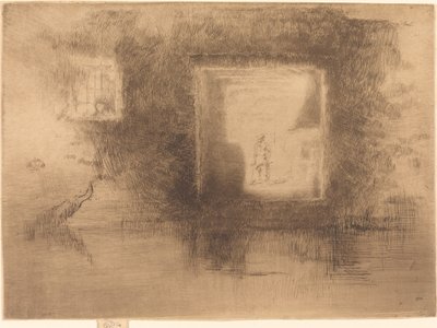 夜曲》：熔炉》，1880年。 作者 詹姆斯·阿博特·麦克尼尔·惠斯勒