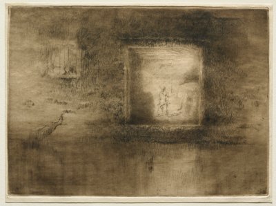 夜曲：熔炉，1886年。 作者 詹姆斯·阿博特·麦克尼尔·惠斯勒