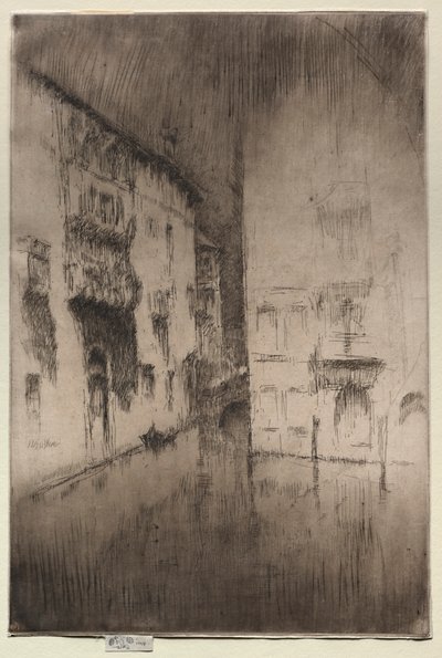 夜曲：宫殿，1886年。 作者 詹姆斯·阿博特·麦克尼尔·惠斯勒