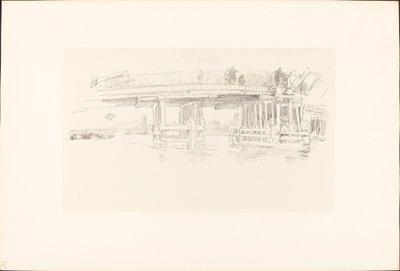 老巴特西桥，18791887年。 作者 詹姆斯·阿博特·麦克尼尔·惠斯勒