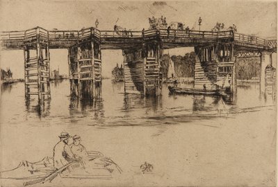老普特尼桥，1879年。 作者 詹姆斯·阿博特·麦克尼尔·惠斯勒