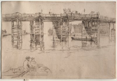 老普特尼桥，1879年。 作者 詹姆斯·阿博特·麦克尼尔·惠斯勒