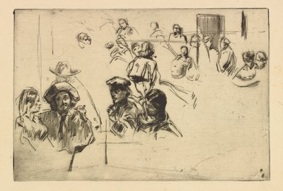 Ratcliffe公路，1861年。 作者 詹姆斯·阿博特·麦克尼尔·惠斯勒