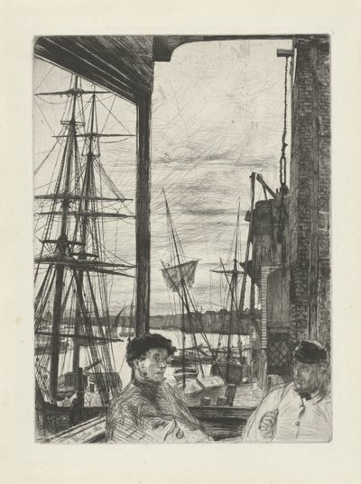 罗瑟海斯 十六幅泰晤士河和其他主题场景的蚀刻版画（系列标题） 作者 詹姆斯·阿博特·麦克尼尔·惠斯勒