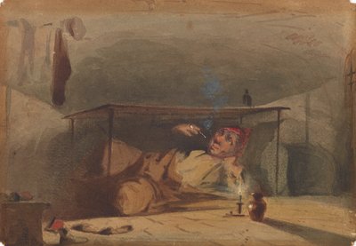 Sam Weller在舰队的房东，1853-1855年。 作者 詹姆斯·阿博特·麦克尼尔·惠斯勒
