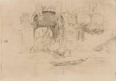 圣比亚吉奥，1879-1880。 作者 詹姆斯·阿博特·麦克尼尔·惠斯勒