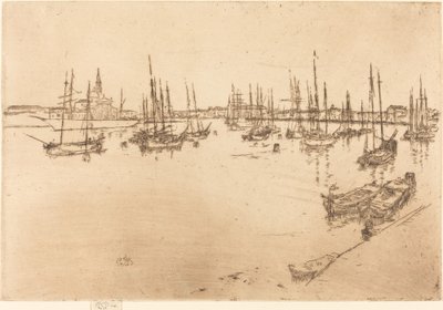 圣乔治，1880年。 作者 詹姆斯·阿博特·麦克尼尔·惠斯勒